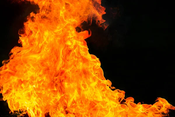 ブレイズの炎の炎のテクスチャの抽象的な背景 — ストック写真