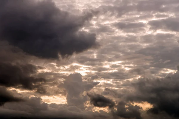 Cloudscape Sunset Avond Tijd — Stockfoto