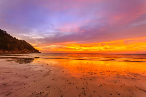 Landscape Beautiful Seascape Sea Cloud Sky Sunset — Stock Photo, Image