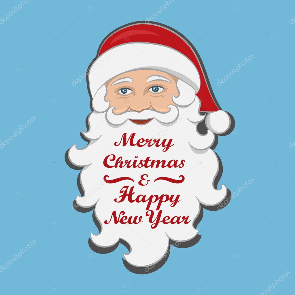Buon Natale e felice anno nuovo messaggio Clipart festivit  personaggio dei cartoni animati Disegnata festivo elemento per il disegno della cartolina