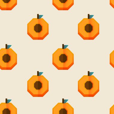 Kayısı yarısı vektör seamless modeli.