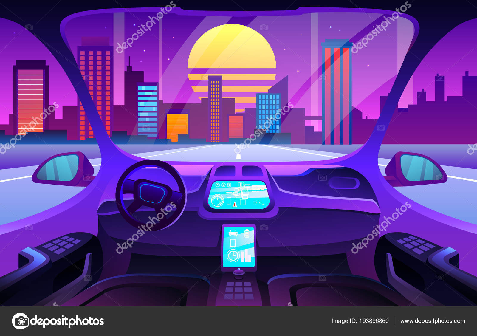 未来の自動車大広間または無人車のインテリア Autinomous のスマート車のインテリア ストックベクター C Vivali 未来の自動車大広間または無人車のインテリア Autinomous のスマート車のインテリア ストックベクター C Vivali