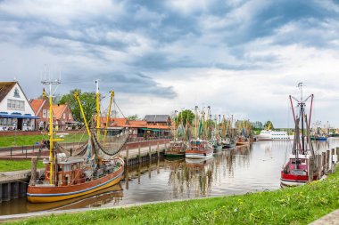 Greetsiel Balık tutma bağlantı noktası.