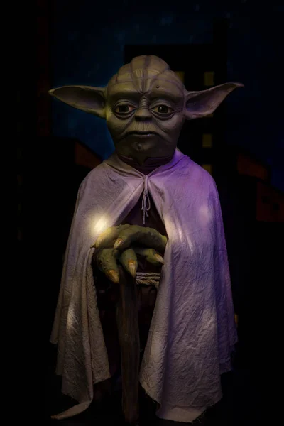 Foz yapmak Iguazu, Brezilya - 22 Kasım 2017: Büyük Üstat Yoda Foz Mumya müzesinde yapmak Iguazu / Brezilya.