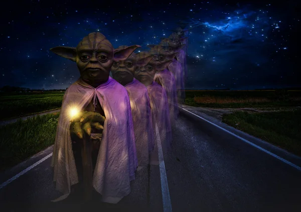 Foz Iguazu Brasilien November 2017 Großmeister Yoda Wachsfigurenkabinett Foz Iguazu — Stockfoto