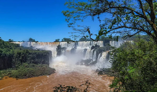 Iguazufallen Den Argentinska Sidan — Stockfoto