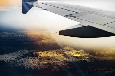 Hava uçaktan havadan görünümü 