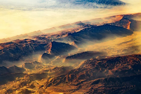 Vista aérea desde el avión — Foto de Stock