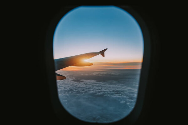 вид с самолета
 