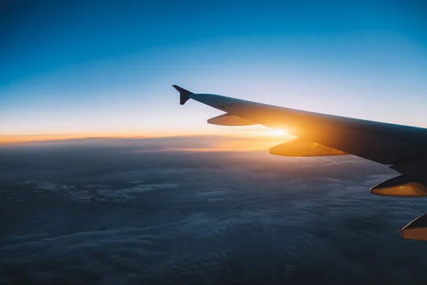 Hava uçaktan havadan görünümü — Stok fotoğraf
