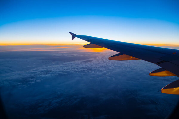 вид с самолета
 