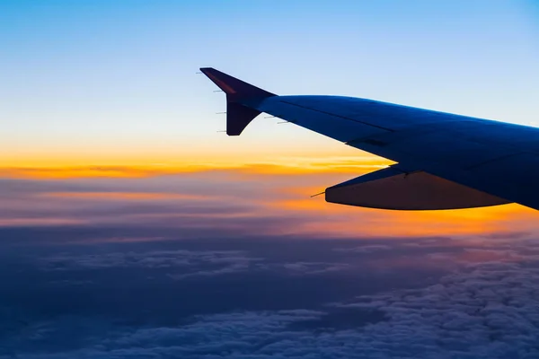 Hava uçaktan havadan görünümü — Stok fotoğraf