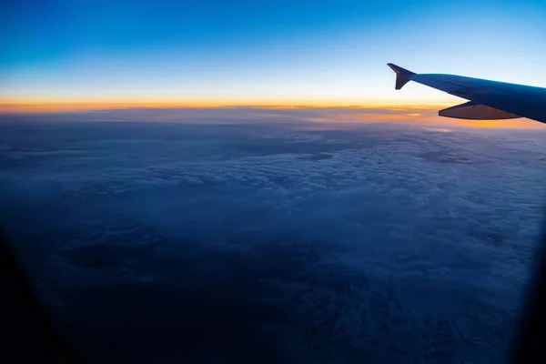 飛行機から空撮 — ストック写真