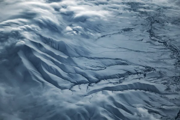 Aerial view from air plane — Stock Photo, Image