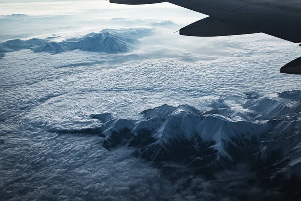 飛行機から空撮 — ストック写真