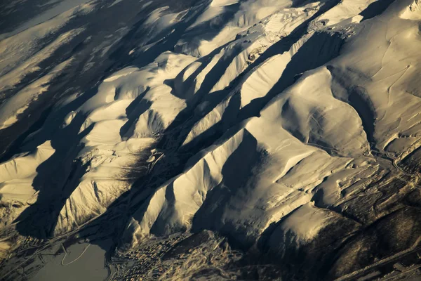 Aerial view from air plane — Stock Photo, Image