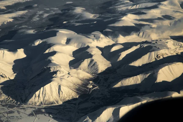 Aerial view from air plane — Stock Photo, Image