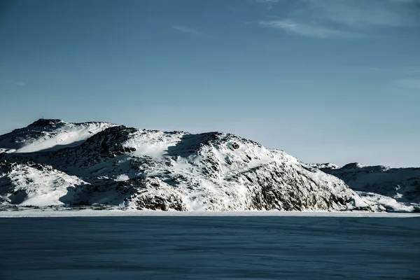 冬でコラ半島。ロシア北部地域 — ストック写真