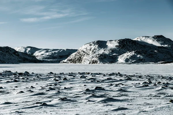 Kola Halbinsel im Winter. Region Nordrussland — Stockfoto