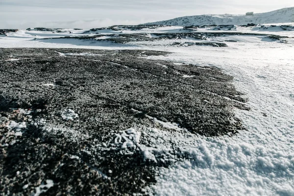 在冬天的科拉半岛。俄罗斯北部地区 — 图库照片