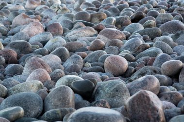 Big round rock stones. Nature texture background clipart