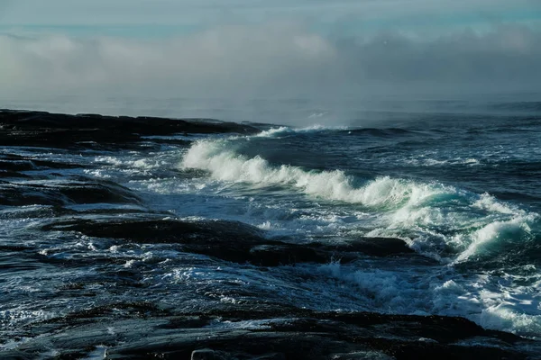 Laut Barents di Samudra Arktik. Semenanjung Kola, Rusia — Stok Foto