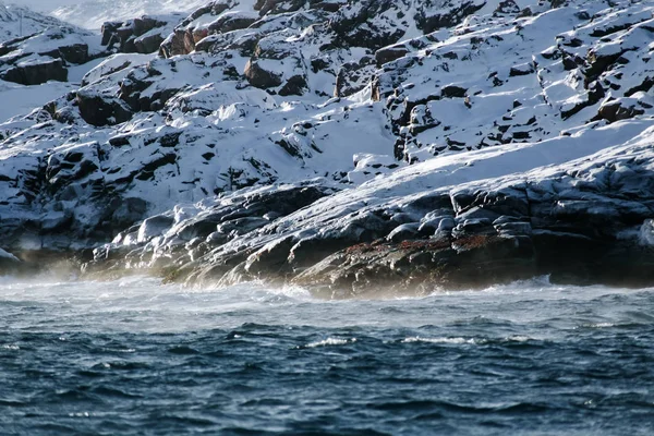 Barentssee im arktischen Ozean. kola halbinsel, russland — Stockfoto
