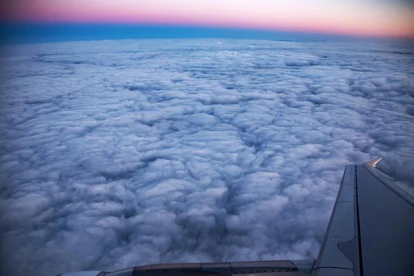 Aerial view from airplane — Stock Photo, Image