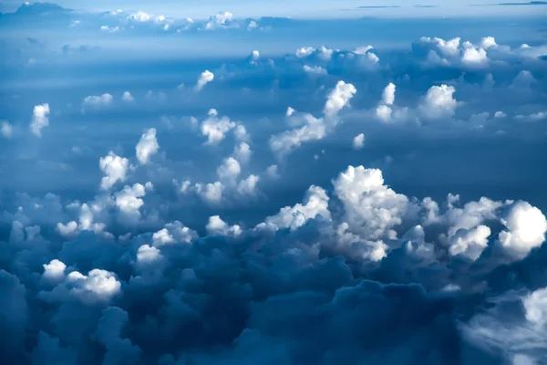 Белые облака, вид сверху — стоковое фото