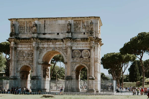 Boog van Constantijn in Rome. Italië, Europa — Stockfoto