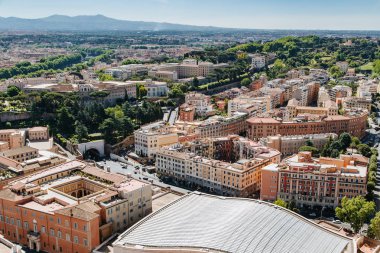 Roma şehrine havadan görünümü