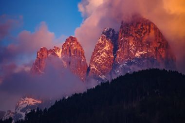 Dolomites İtalyan Alpleri 