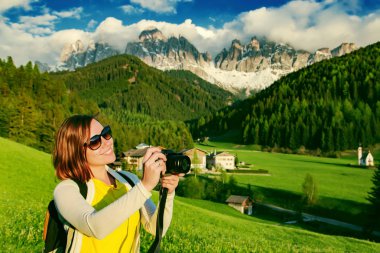 dijital kamera kadınla 