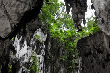 Batu mağaraları tapınak içinde. Kuala Lumpur, Malezya. 