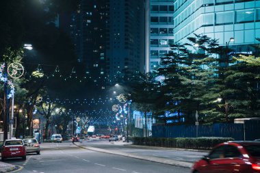 Kuala Lumpur Merkez ilçe nigh City'de. Malezya'nın başkenti