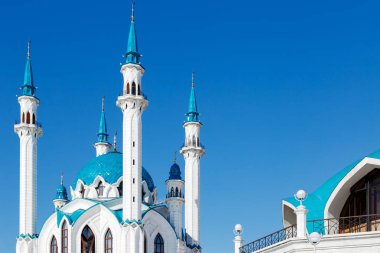 Kul Şerif Camii de Kazan ilçesinde Kremlin. Rusya, Tataristan Cumhuriyeti