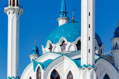 Kul Şerif Camii de Kazan ilçesinde Kremlin. Rusya, Tataristan Cumhuriyeti