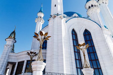 Kul Şerif Camii de Kazan ilçesinde Kremlin. Rusya, Tataristan Cumhuriyeti