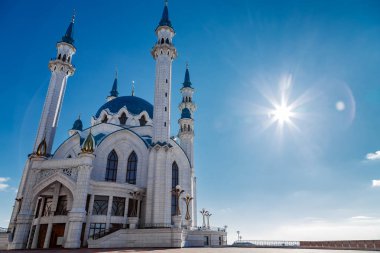 Kul Şerif Camii de Kazan ilçesinde Kremlin. Rusya, Tataristan Cumhuriyeti