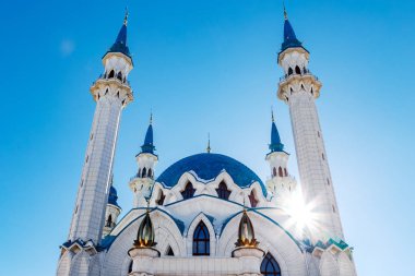 Kul Şerif Camii de Kazan ilçesinde Kremlin. Rusya, Tataristan Cumhuriyeti