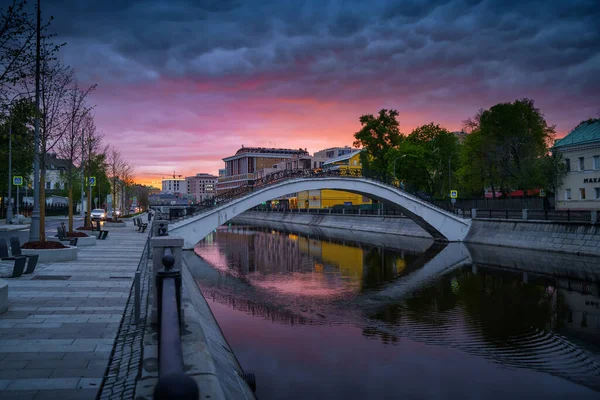 Moscú Rusia Mayo 2020 Calles Vacías Centro Ciudad Debido Cuarentena —  Fotos de Stock