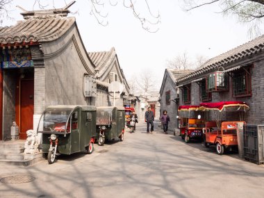 Beijing hutong sokak