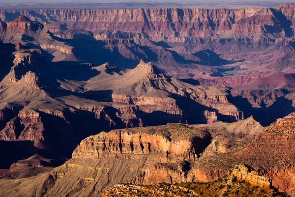 Coucher Soleil Sur Grand Canyon Arizona Usa — Photo