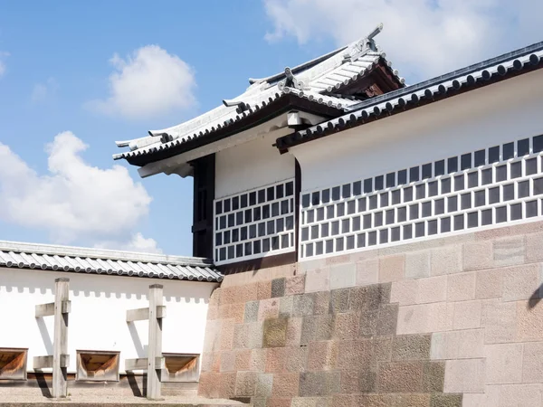 Castelo Samurai Japonês Tradicional Kanazawa — Fotografia de Stock