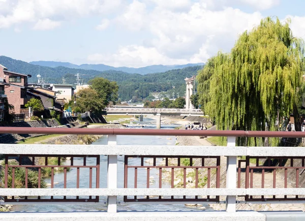 Pemandangan kota Takayama — Stok Foto