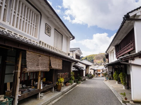 Traditional merchant Japanese houses — Stock Photo, Image