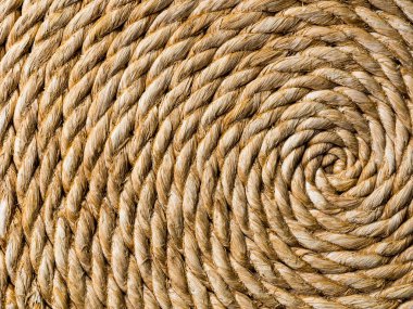 Spiral örülmüş saman dokusu arkaplanı