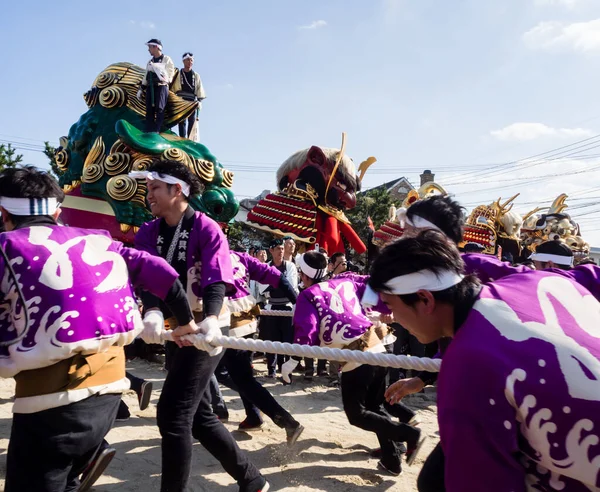 Karatsu Japan November 2016 Otabisho Shinko Ceremoni Den Viktigaste Händelsen — Stockfoto