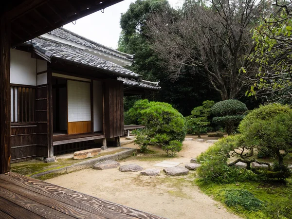 Kitsuki Japonsko Října 2016 Tradiční Japonský Dům Zahradou Rezidence Isoya — Stock fotografie