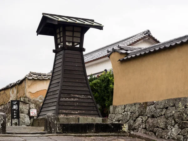 Kitsuki Japan October 2016 Wooden Tower Lantern Historic Castle Town — Stock Photo, Image